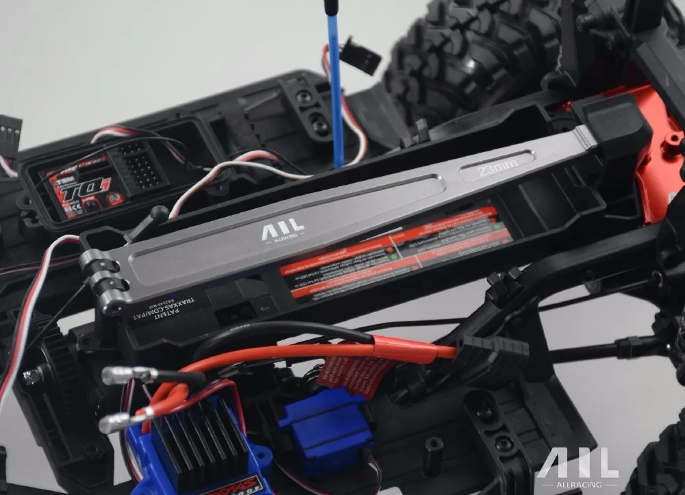 ALLRC 6061 CNC алюминиевый сплав металл дополнительно обновленная батарея фиксированная Монтажная пластина для trax trx 4 гусеничный rc части автомобиля