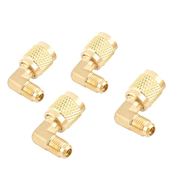 황동 피팅 어댑터 충전 호스 펌프, 냉매 HVAC 미니 분할 에어컨, 1/4 수-5/16 암 R410, R410A