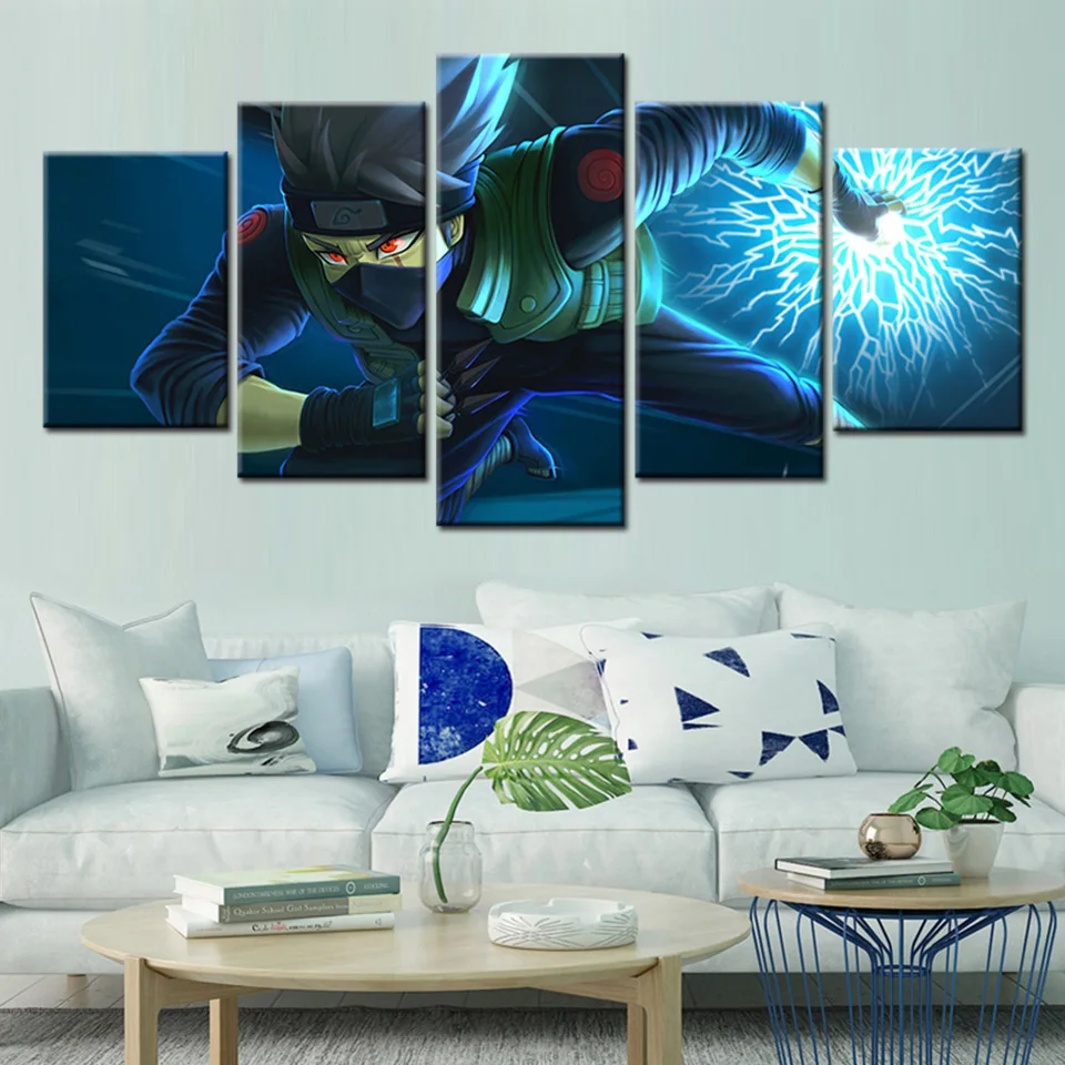 Картина Наруто Плакат с Какаши на холсте искусство печать картина стены