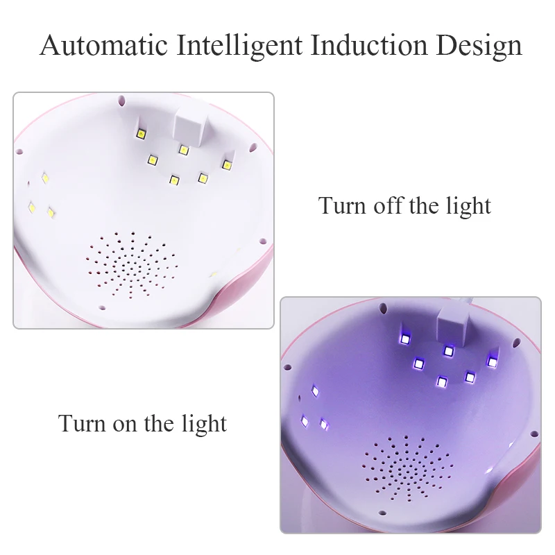 24 Вт Светодиодная УФ-лампа для ногтей 30 s/60 s/90 s Сушилка для ногтей УФ-гель отверждения всех гель-лаков 12 Светодиодный S УФ лампа для маникюра сушки ногтей инструменты