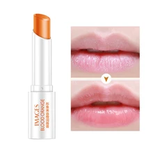 Кровавый апельсин бальзам для губ увлажняющий гладкие линии губ осветляет цвет губ Отшелушивающий анти-сушка Уход за губами