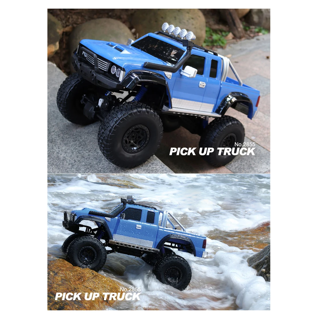 51 см 1:8 4WD 2,4G пикапа высокая скорость Bigfoot грузовик RC альпинистская модель автомобиля образовательная игрушка подарок для ребенка взрослый-синий красный XL