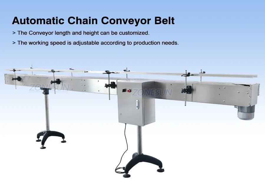 ZONEPACK ZS-CB150 Automation Small Chain For Conveyors Price Machine Belts Industrial System