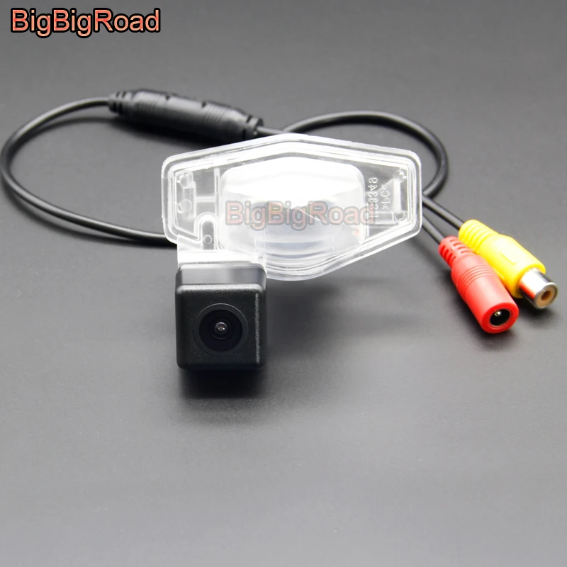 

BigBigRoad Wireless Vehicle Rear View Parking CCD Camera HD Color Image For Honda CRV CR-V New Fit Insight Jazz Pilot Waterproof