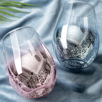 

Glass Drinking Cup Transparent Starry sky gradually changes color Water Mug Creative Coffee Mug Cup bpa free luxury unique gifts