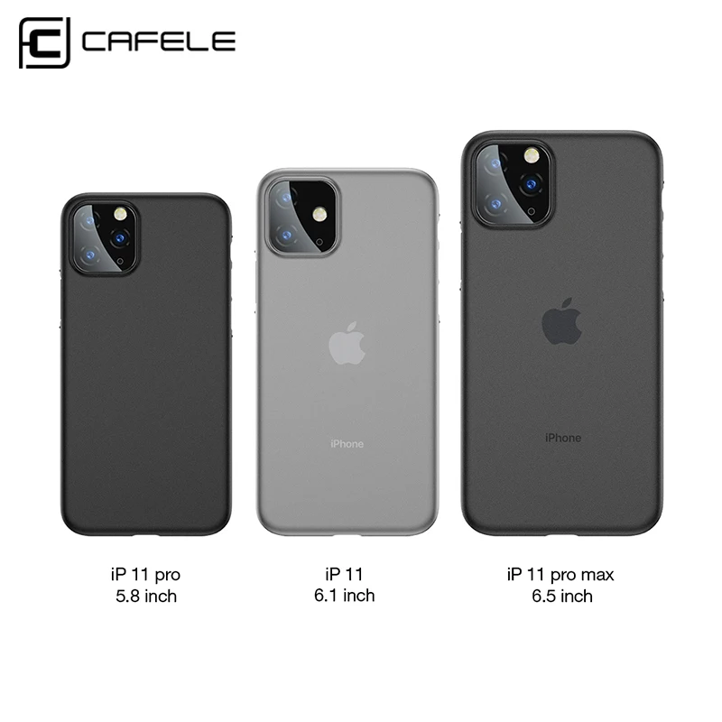 Матовый чехол Cafele для iPhone 11 Pro Max X Xr Xs Max 0,4 мм Ультратонкий чехол для телефона iPhone 11 pro max X Xr Xs Max чехол