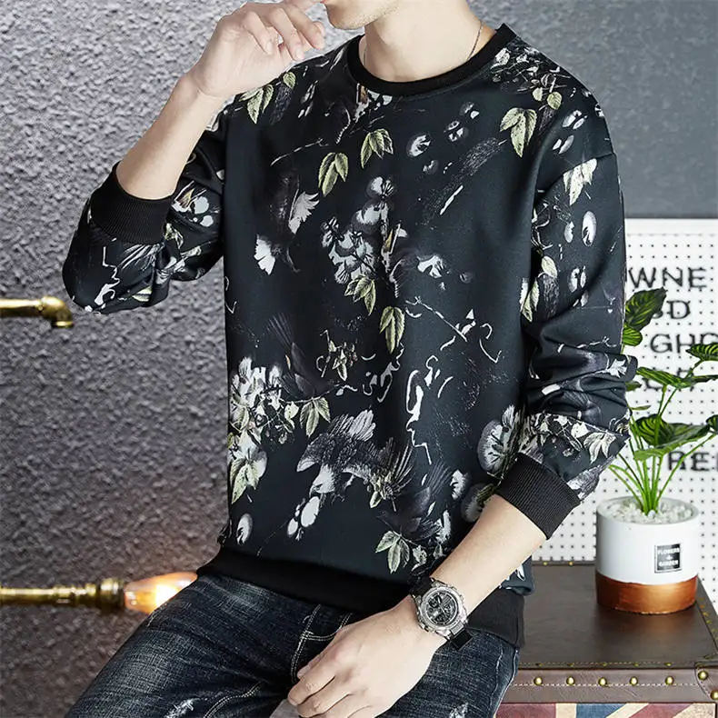 2020 New Sweatshirt Men Hoodie Crewneck Sweatshirts Spring Hoody Ugly Printed Streetwear Male Japan Korean Style Plus SIze 4XL 01