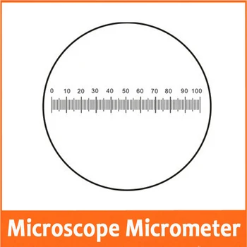 

0.05MM Glass Slide Scale Measuring Microscope Micrometer Calibration for Microscope Stage Eyepiece Objective Lens