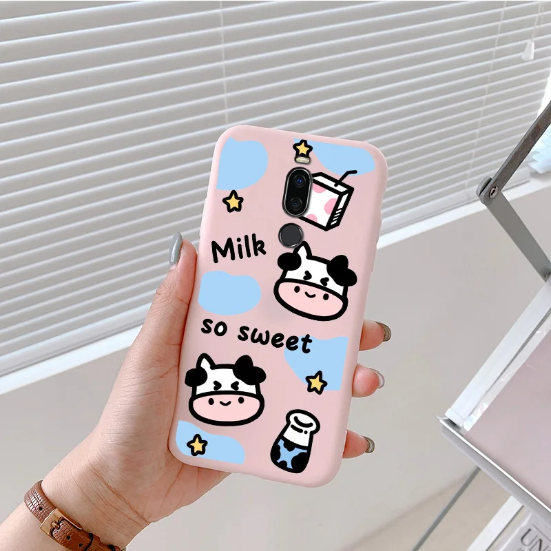 Cute Animal Pattern Phone Cover For Meizu X8 Case Cartoon Soft Silicone Painted Shell Shockproof Protection Bags 