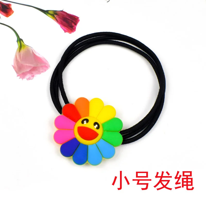 2019 заколка для волос с цветочным узором Детская повязка на голову Ins net милые