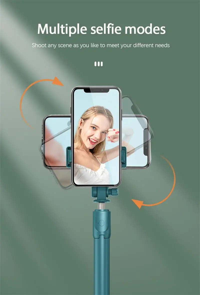 

Alloy 3 In 1 Wireless Bluetooth Selfie Stick Foldable Mini Tripod Expandable Monopod With Remote Control For IPhone IOS Android