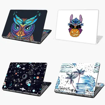 

Stitch with pumpkin laptop sticker laptop skin 12 13 14 15 17 inch for MacBook HP Acer Dell ASUS Lenovo Xiaomi