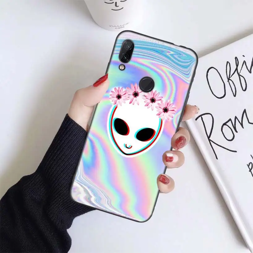 Милый чехол Alien Believe UFO ET для Xiaomi Redmi Note 7 8 K20 7S 7A 6 6A Pro S2 5 mi Play 9T CC9 E A1 A2 Lite F1 мягкий чехол для телефона - Цвет: BS053-8