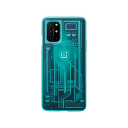 Premium Protective Carbon Fiber Bumper Case with Tempered Glass for OnePlus 8T (Creative TPU Bumper)