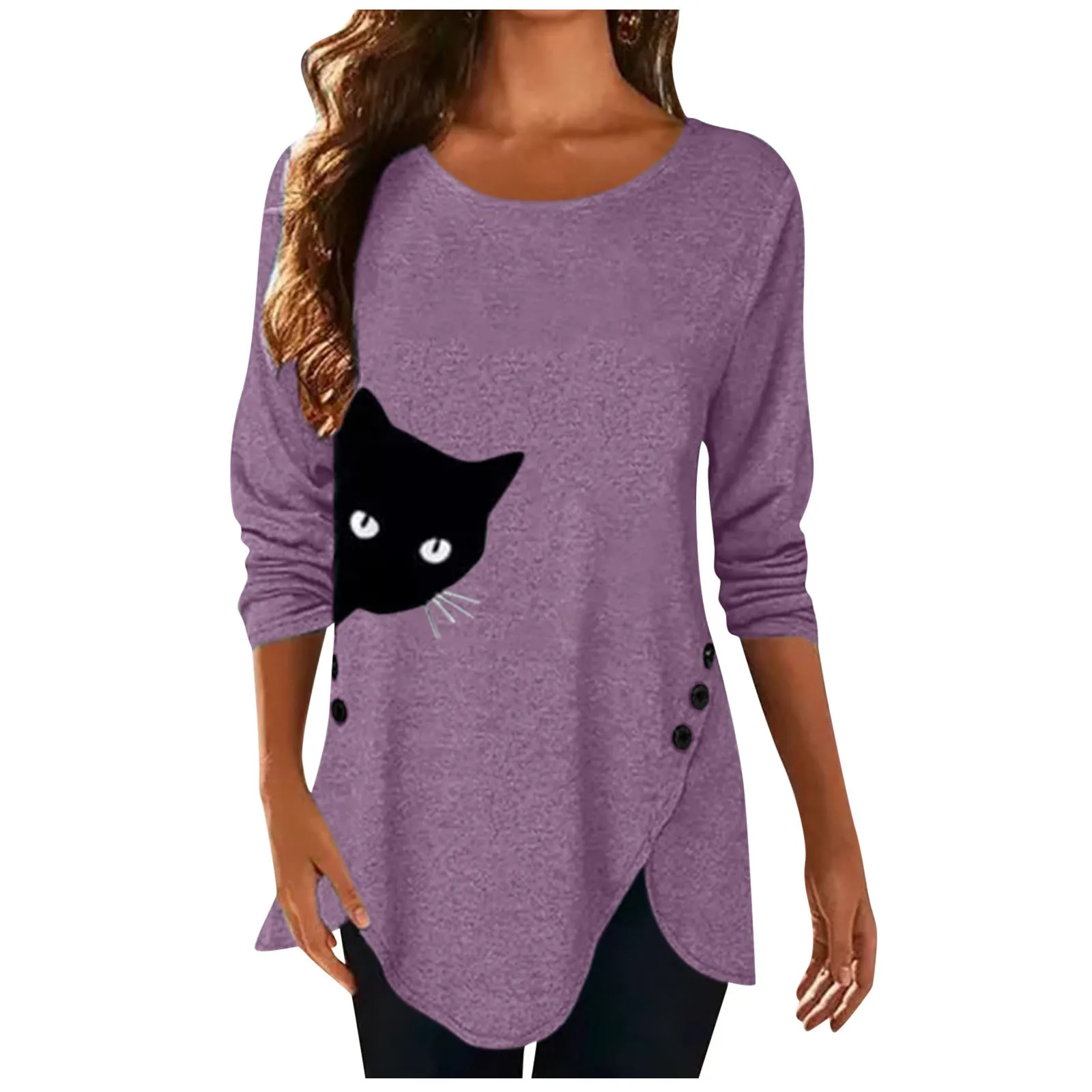 De talla grande estampado Animal blusa Tops manga larga camisas, vestido Casual de primavera blusa de las mujeres de talla grande ropa Mujer