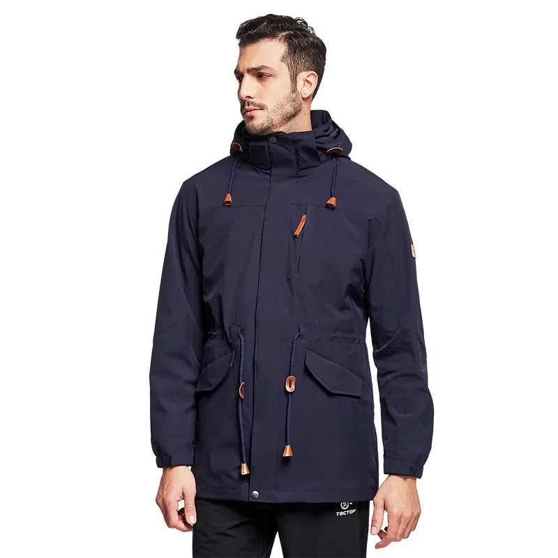 Мужская лыжная куртка зима Новые водонепроницаемые дышащие Теплые уличные зимние пальто-30 градусов лыжный сноуборд куртка мужская ветровка