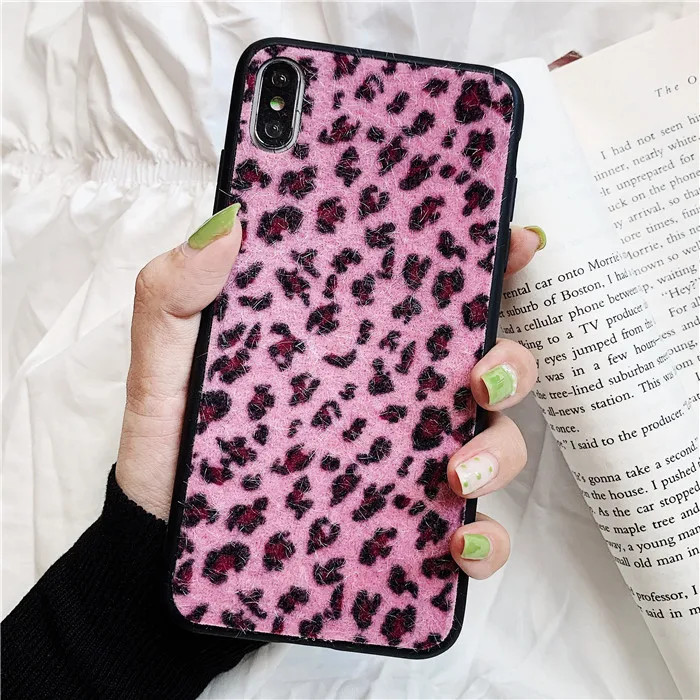 8 Модные леопардовые пушистый чехол для samsung Galaxy A50 a70 a20 a30 a40 A60 A80 s8 s9 s10 plus note 10 m10 M30 m20 - Цвет: 8