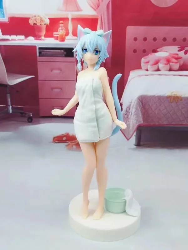Fate/дополнительный последний Encore Saber fate/Grand Order Tohsaka Rin Nero Saber Yuuki Asuna Asada Shino сексуальный купальник Ver ПВХ фигурка - Цвет: Asada Shino no box