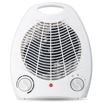 

Hot 2000W Electric Fan Indoor Heater Portable Electric Space Heater Mini Heater Fan Rotating Heater (EU PLUG)
