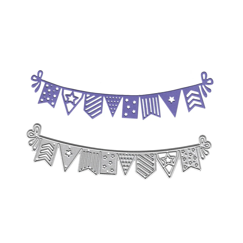 

Birthday Banner Metal Cutting Dies Template DIY Scrapbooking Embossing Photo Paper Card Decoration Die Craft