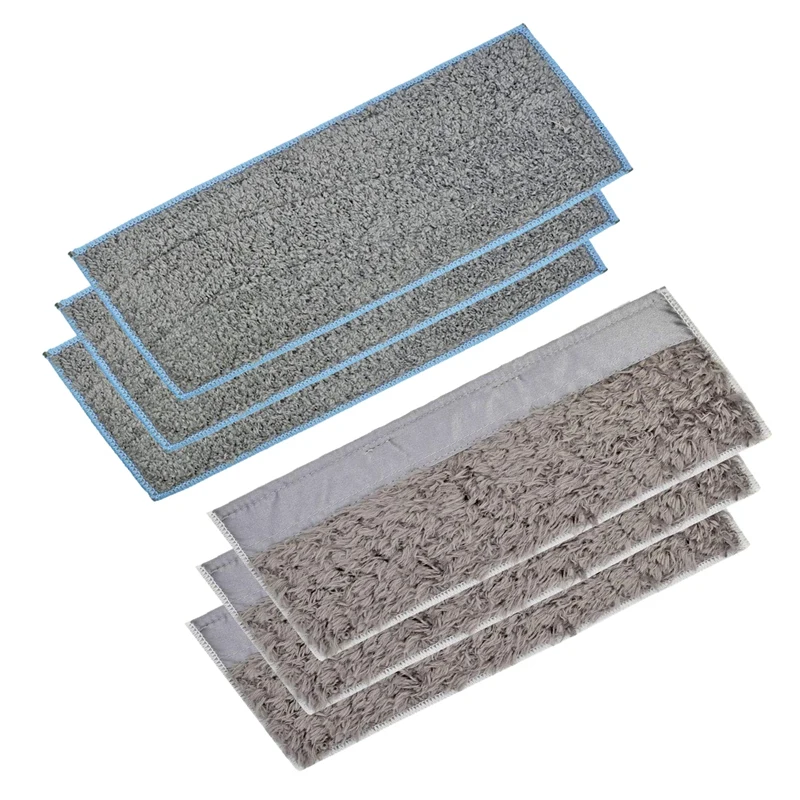 

3 Wet Pads and 3 Dry Pads Washable and Reusable Mopping Pads for IRobot Braava Jet M6 (6110) Robot Mop