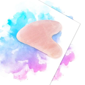 

Gua Sha Scraper Jade Roller Rose Quartz Massager for Face Neck Body Facial Massage Board Lifting Guasha Skin Care Tool Beauty