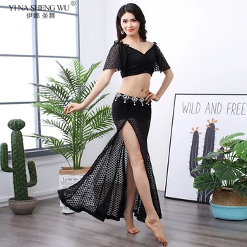 

New Women Belly Dance Performance Clothing Sexy Oriental Dance Suit 3pcs Top+Skirt+Underpants Belly Dance Practice Costume Women