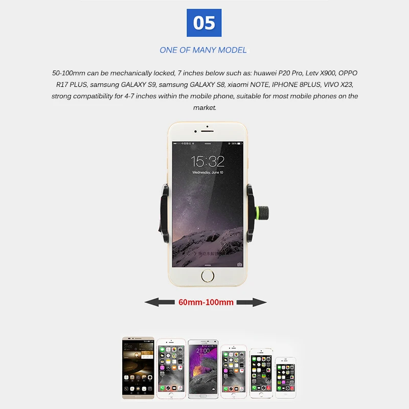 AOZBZ держатель для телефона с usb-портом для мотоцикла, держатель для горного велосипеда, противоударные Мото Аксессуары для 3,5-7 дюймового смартфона