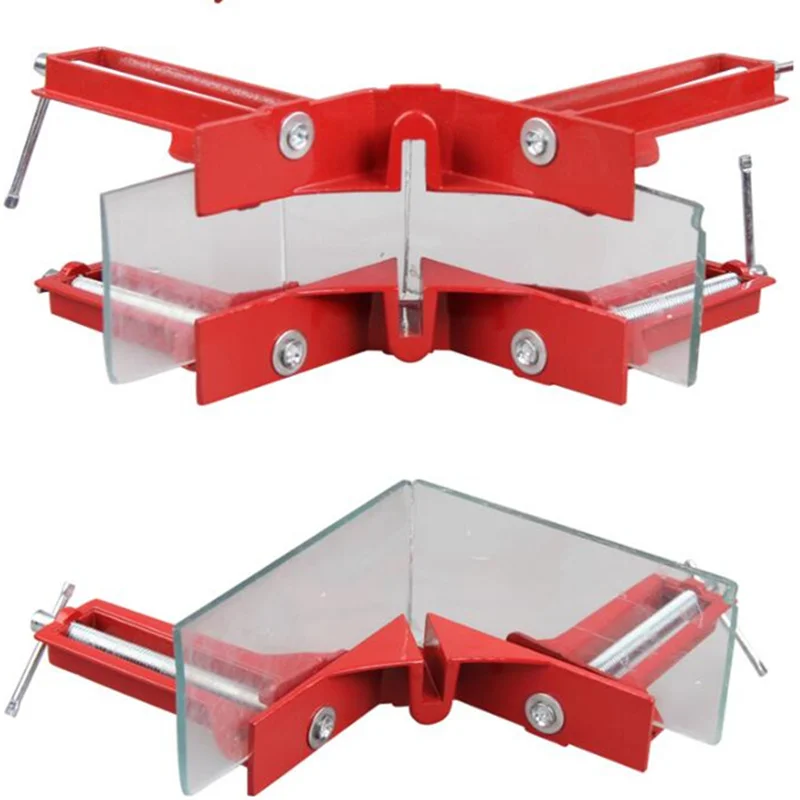 1pcs 90 Degree Right Angle Clamps toggle clamp for woodworking Picture Frame Glass Fixture Hand Too