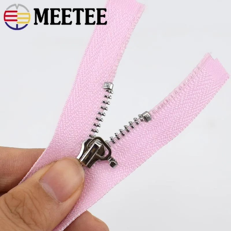 Meetee 2 шт. 15/20 см туфли на молнии с закрытым концом 40/50/70 см с открытым концом 3# металлическая молния DIY сумки Костюмы обувь застежка шитье, ремонт комплект аксессуаров