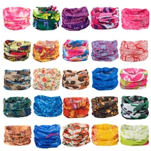 

Bohemia Floral Print Cycling Magic Face Headband Neck Scarves Balaclava Men Woman Tactic Bandana Sports Fashion Hair Bands