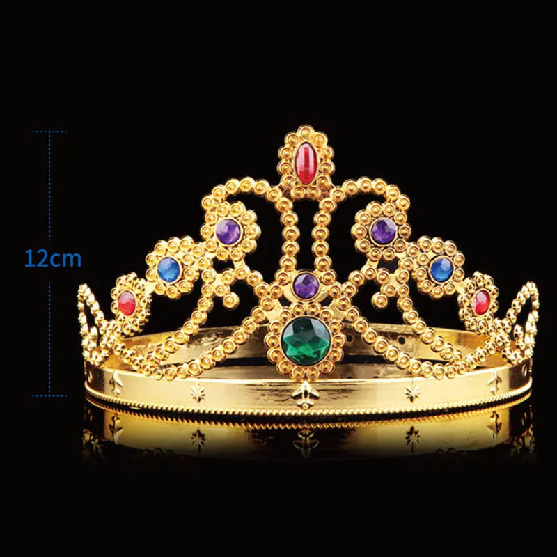 Свадебная тиара Королева Тиара для невесты Король дня рождения Косплей