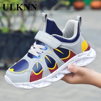 

Kids Running Sneakers 2020 Autumn School Boys Girls Sport Shoes Comfortable Artificial Leather Footwear Size 28-39