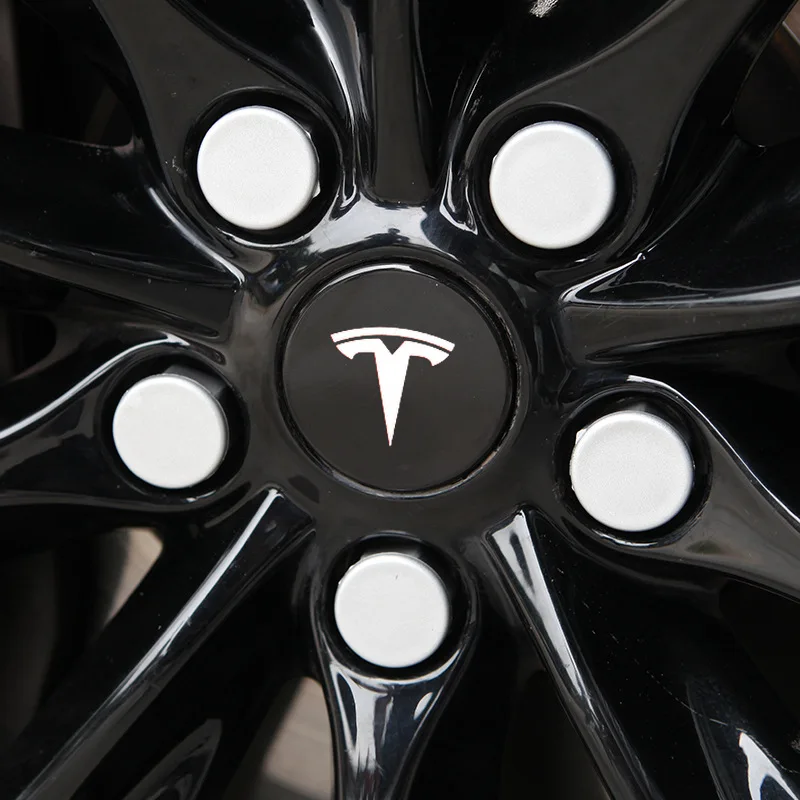 Авто аксессуары 60 мм значок колеса центр Крышка эмблема для TESLA модель X модель S модель 3 стайлинга автомобилей