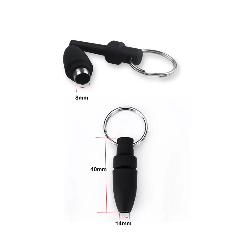 

With Key Ring Gadgets Blade Pocket Draw Hole Clip Rubber Cigar Punch Cutter Cool Accessories Chain Portable