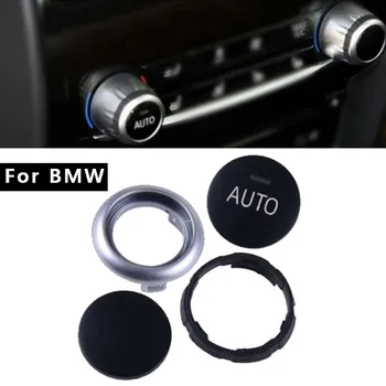 

Car Control Button Knob Auto Inner Black+Silver For BMW 61319393931 Replacement AC Control Rotary Button
