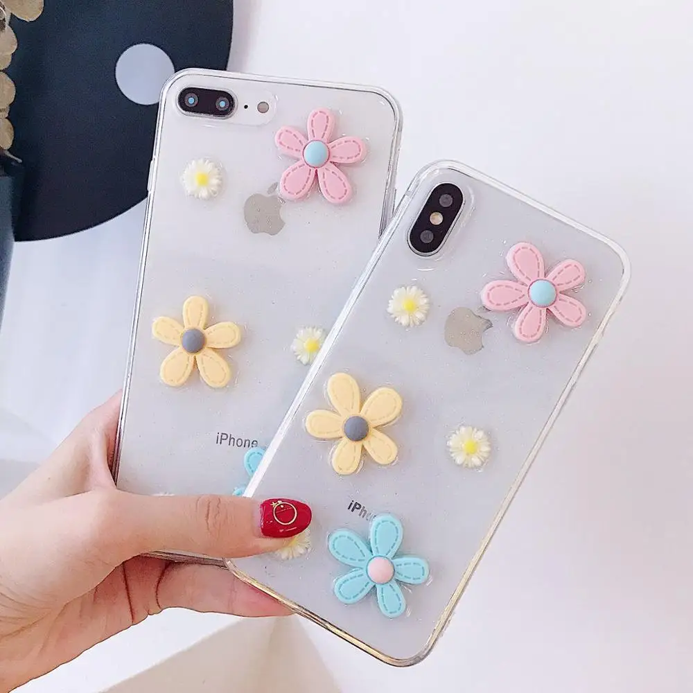 Прозрачный цветочный чехол для телефона OPPO A5 2020 A9 A31 Reno 3 Pro Z 2 F9 F11 F15 Find X2 RX17 Neo Realme X XT