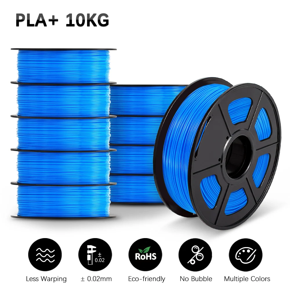 SUNLU PLA 3D Printer Filament 10 Rolls/Set PLA PLUS 3D Filament Bulk Sale 3D Printing Materials For 3D Pen best pla filament 3D Printing Materials