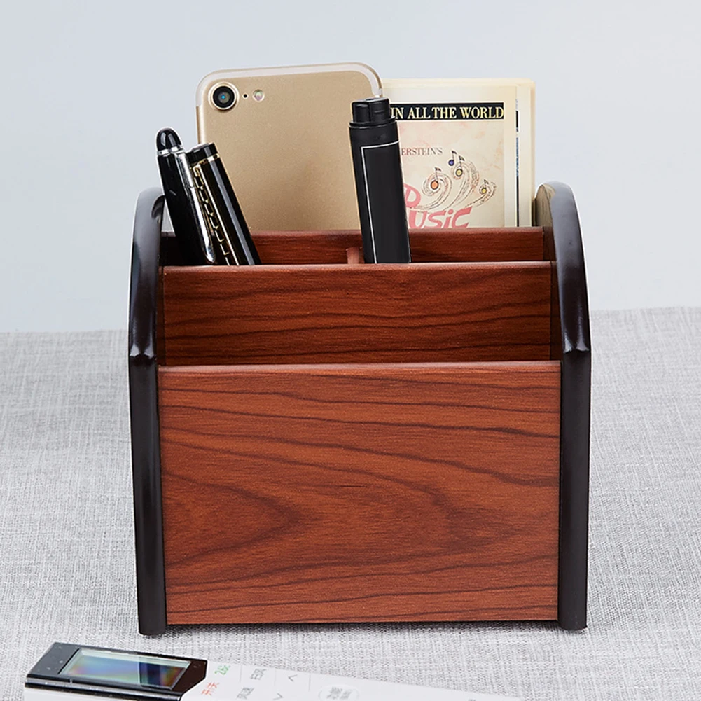 

Wooden Desk Stationery Holders Table Office Supplies Desk Storage Organizer Pen Pencil Holder Stationery