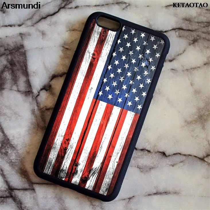 KETAOTAO крутые чехлы для телефонов с изображением американского флага США iPhone 4S 5C 5S 6