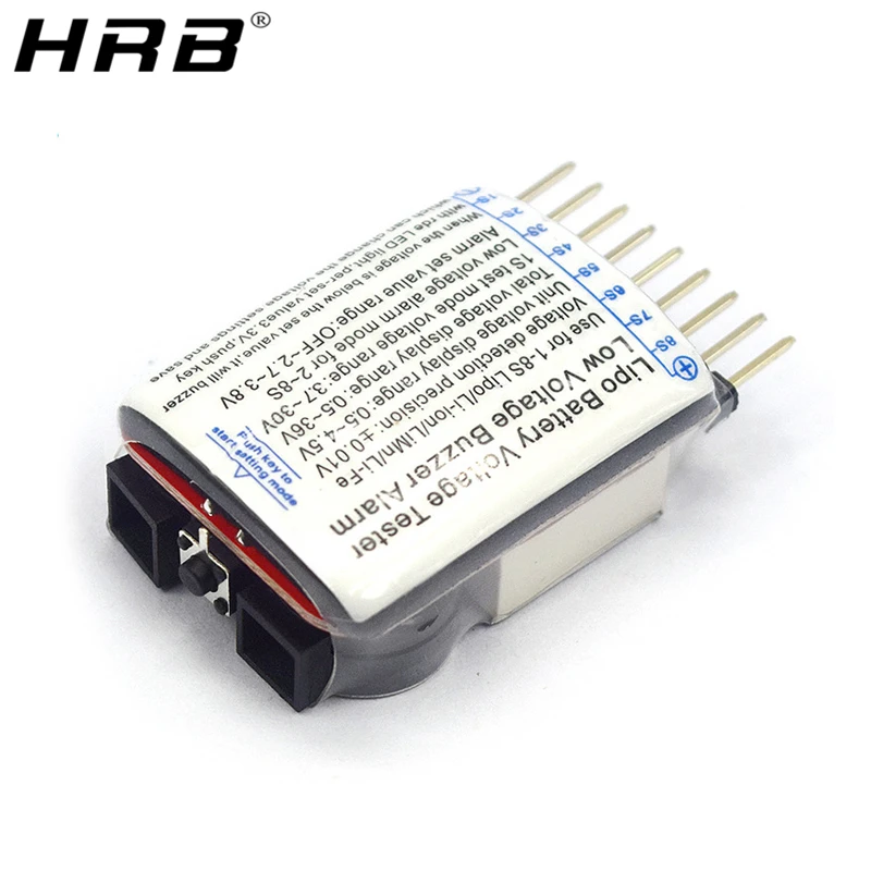 Индикатор сигнализации HotRC 1S 8S 3 7 в низкое напряжение детали 2 1|rc battery|low voltage buzzerlow