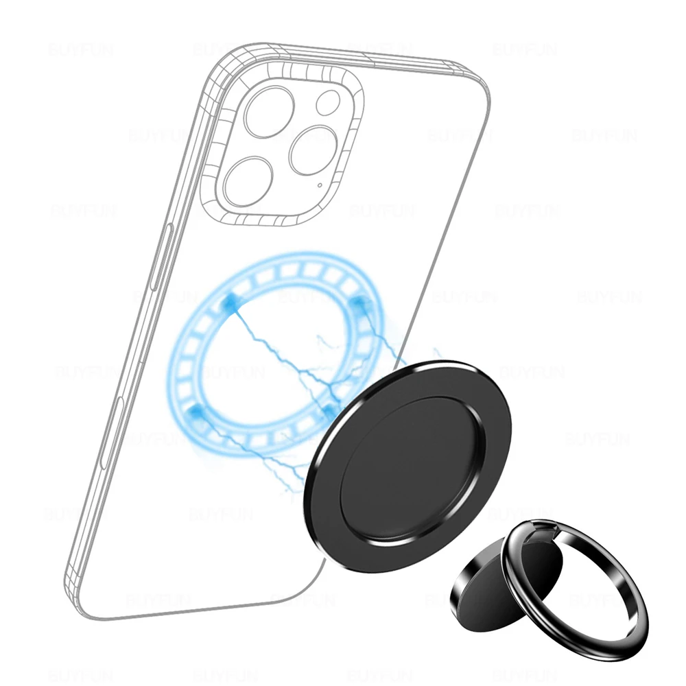 Magnetic Base Phone Holder Designed For Popsocket For Iphone 12 Mini Pro Max Magsafe Phone Finger Ring Holder Cell Phone Airbag Phone Holders Stands Aliexpress