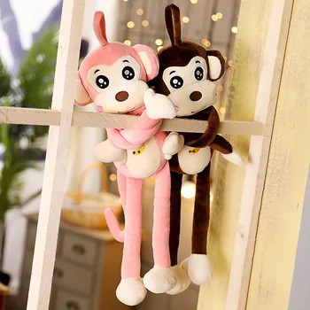 

50-95cm Lovely monkey doll plush toy soft pillow monkey plush stuffed animal children boy girl gift 2 colors