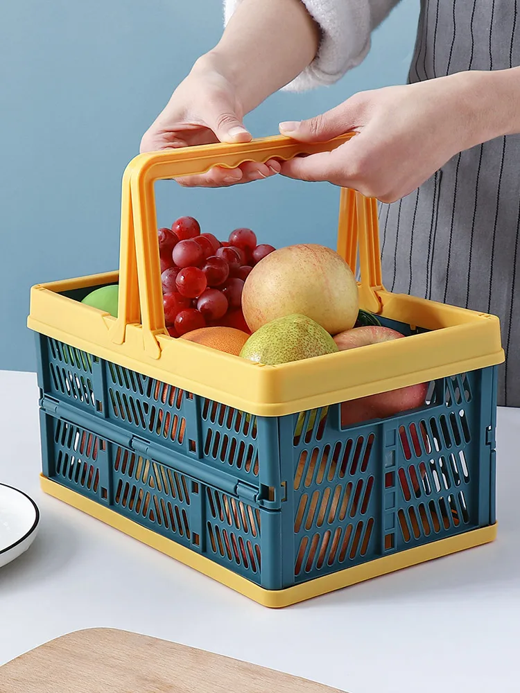 Plastic Desktop Miscellaneous Storage Box Bathroom Storage Basket Kitchen  Vegetables Fruits Storage Storage Organization Box - AliExpress