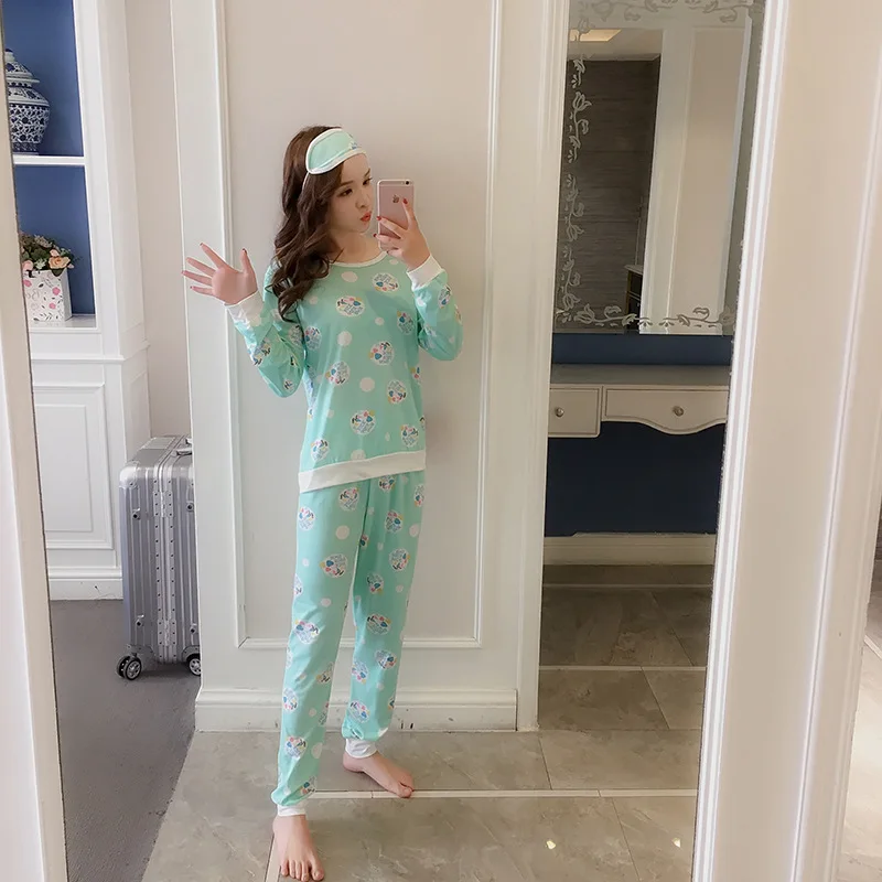 Strawberry Пижамный комплект, одежда для сна, весенний и осенний пижамный комплект с длинным рукавом, Женский комплект с вырезом лодочкой, термобелье, стрейчевое облегающее женское нижнее белье - Цвет: Strawberry