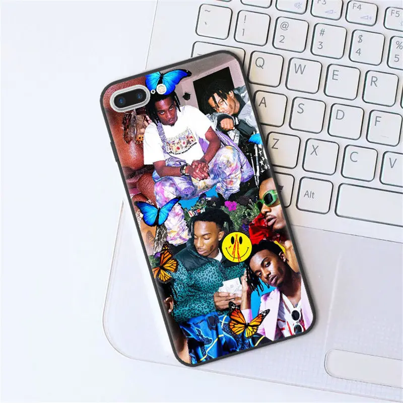 Rapper singer Playboi Carti Black Soft silicone TPU Phone Cases For iPhone X 5s 5 SE 6s 6 7 8 Plus XS Max XR Coque Back Cover - Цвет: T6829