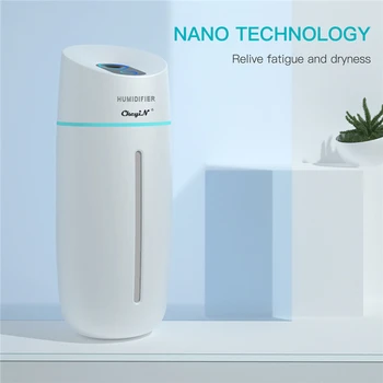 

250ml USB Nano Humidifier 2 Mist Modes Aroma Oil Diffuser Atomizer Humidificador Air Purifier Spray Mist Maker 7 Colorful Light