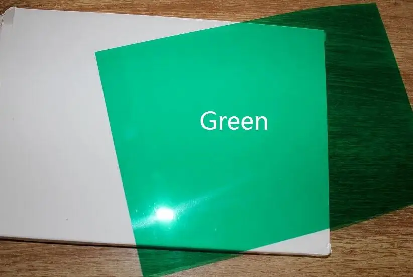 20Pcs Assorted Color Transparent Clear PVC Plastic Acetate Sheets Binding Cover For A4 Size Papers File Documents