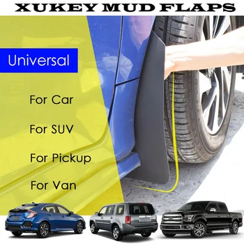 

4pcs Splash Guard Flexible Anti Scratch Pickup Vehicles Styling Auto Left Right Exterior Parts Car Mud Flaps Set Truck Universal