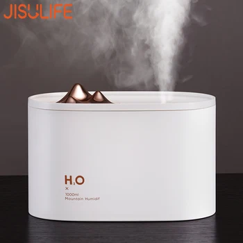 

JISULIFE 1000ml Air Humidifier Diffuser USB Portable Aroma Diffuser for Home Office Baby Essential Oil Diffuser Umidificador